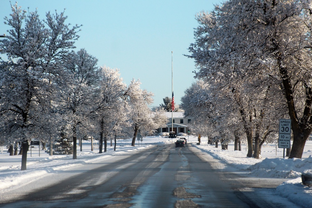 April Snow at Fort McCoy