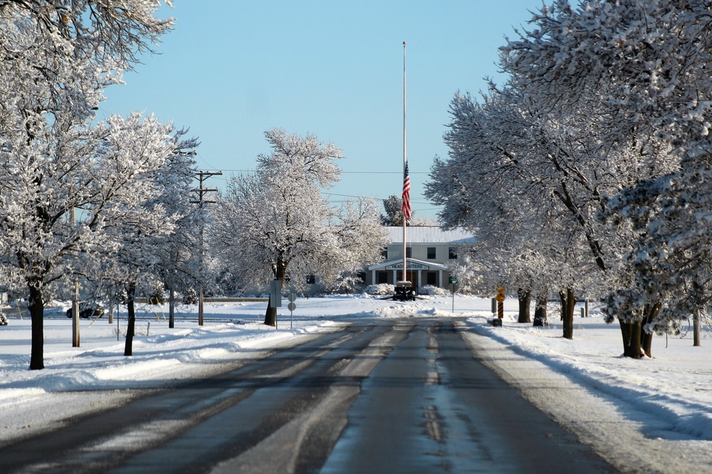 April Snow at Fort McCoy