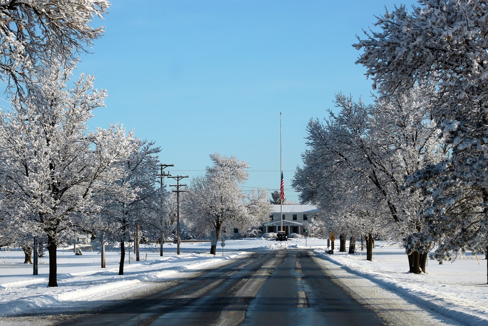 April Snow at Fort McCoy