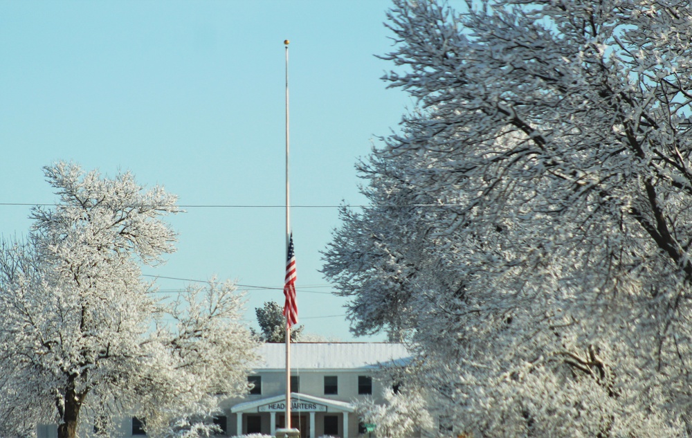 April Snow at Fort McCoy