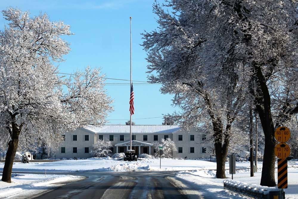 April Snow at Fort McCoy