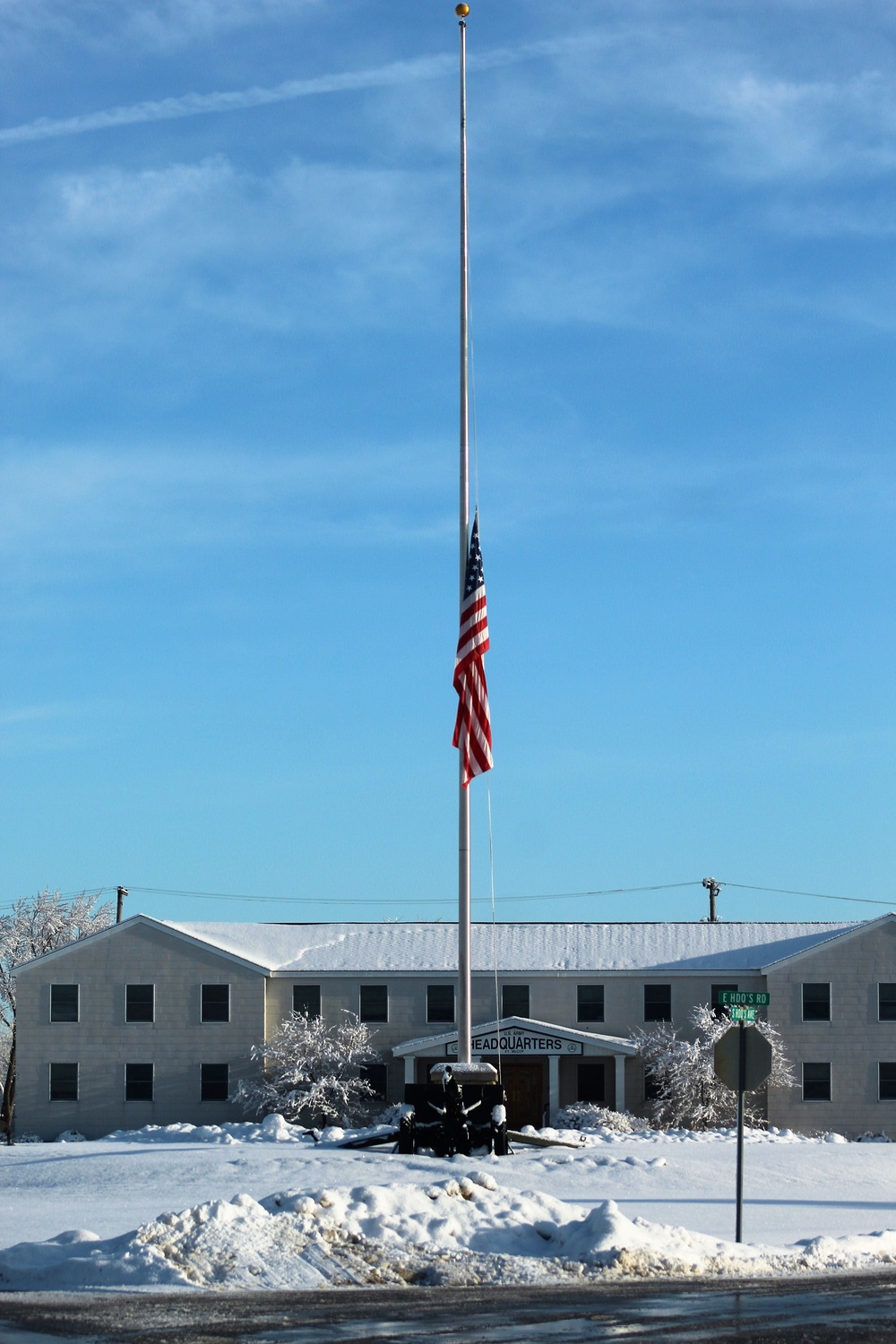 April Snow at Fort McCoy