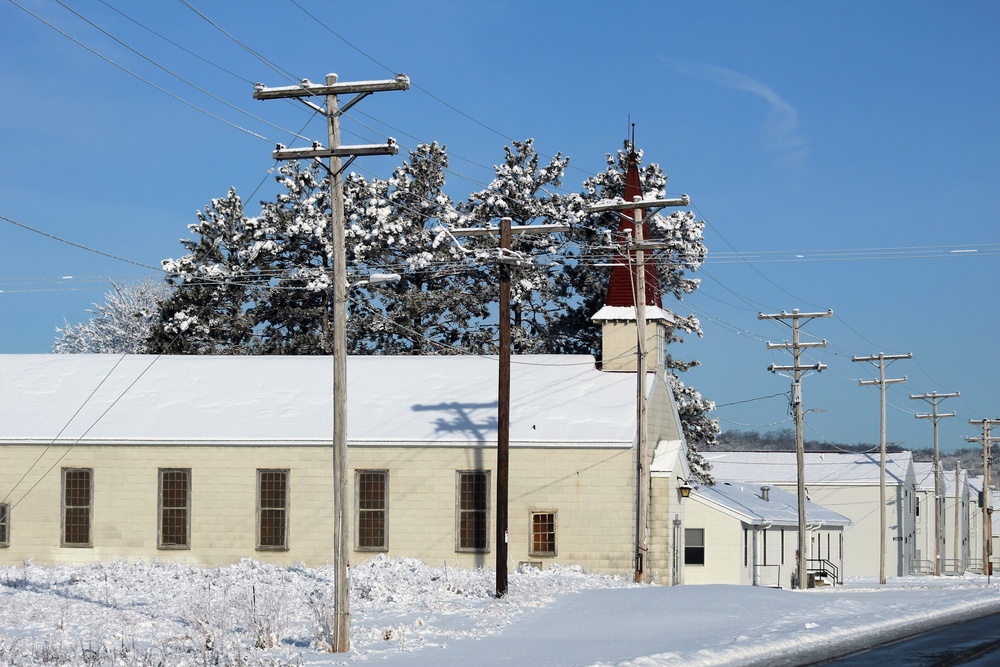 April Snow at Fort McCoy