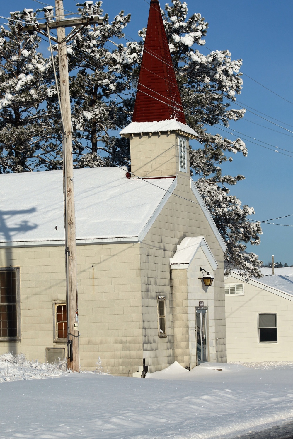 April Snow at Fort McCoy