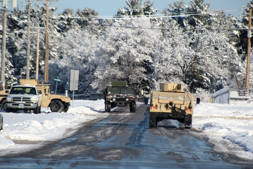 April Snow at Fort McCoy