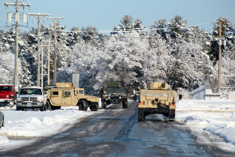 April Snow at Fort McCoy