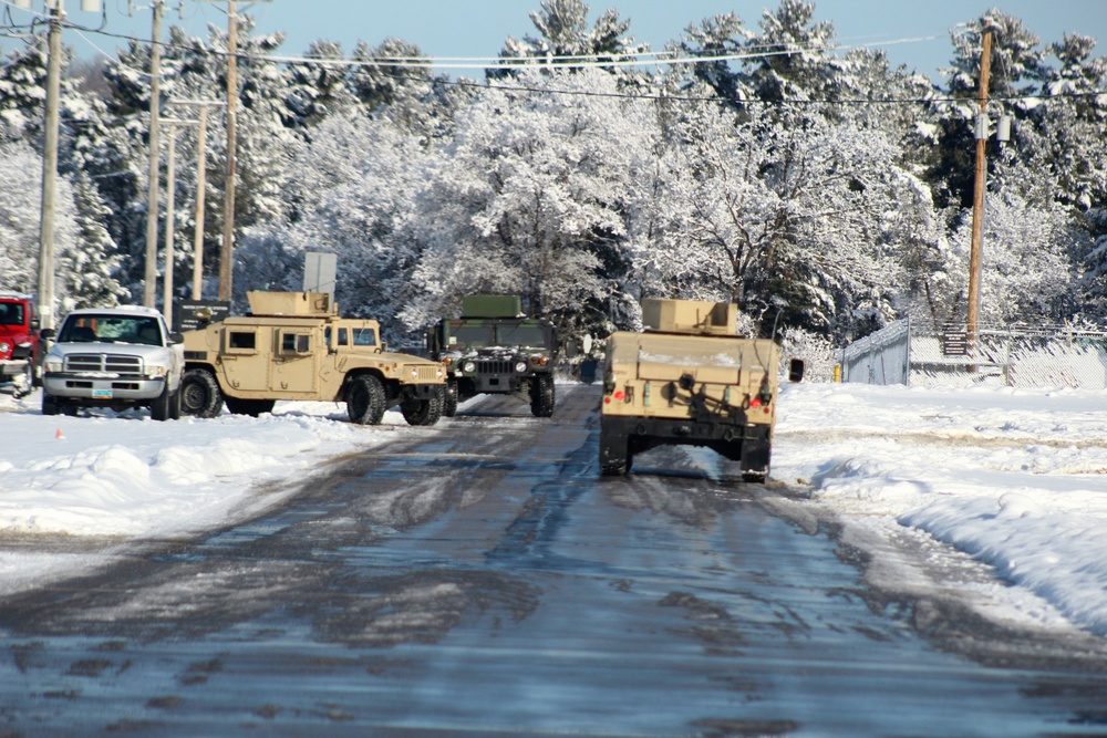 April Snow at Fort McCoy