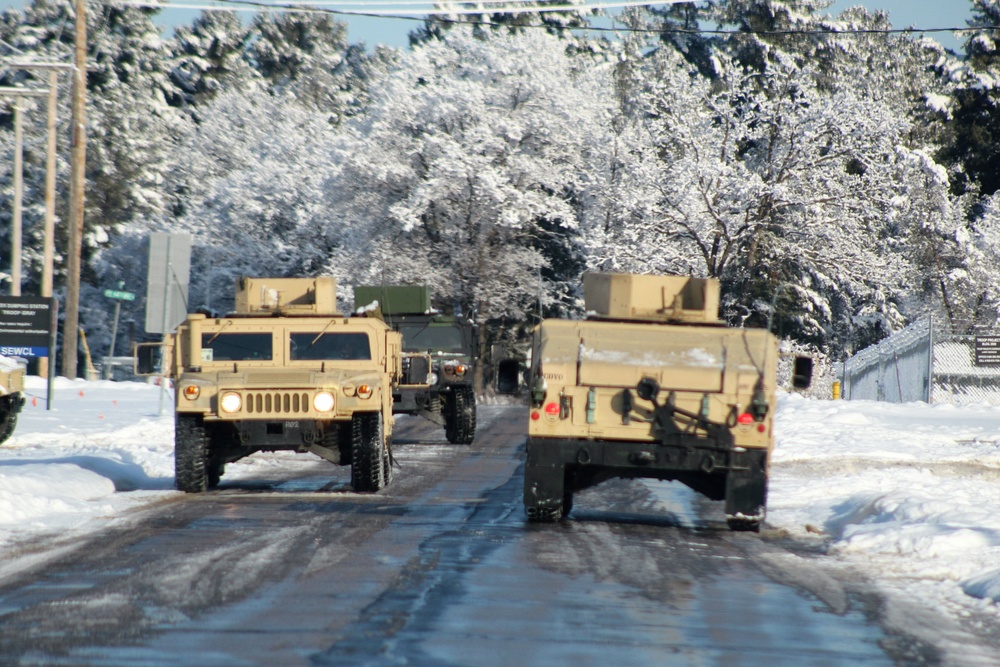 April Snow at Fort McCoy