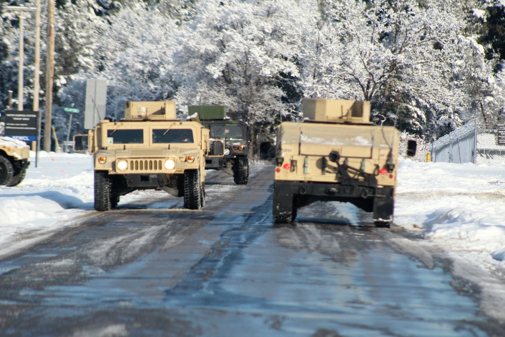 April Snow at Fort McCoy