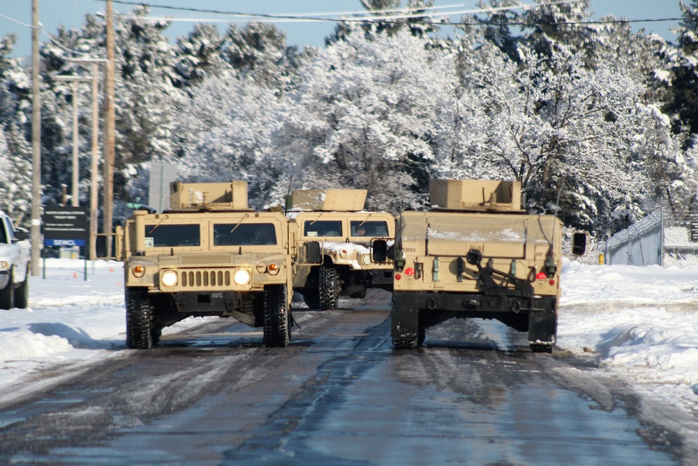 April Snow at Fort McCoy