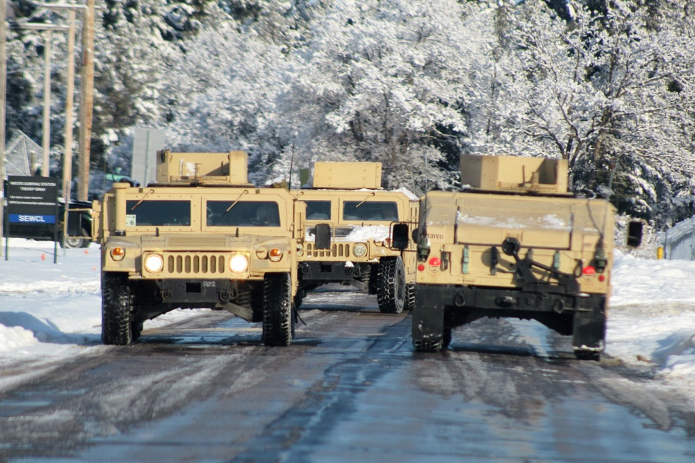 April Snow at Fort McCoy