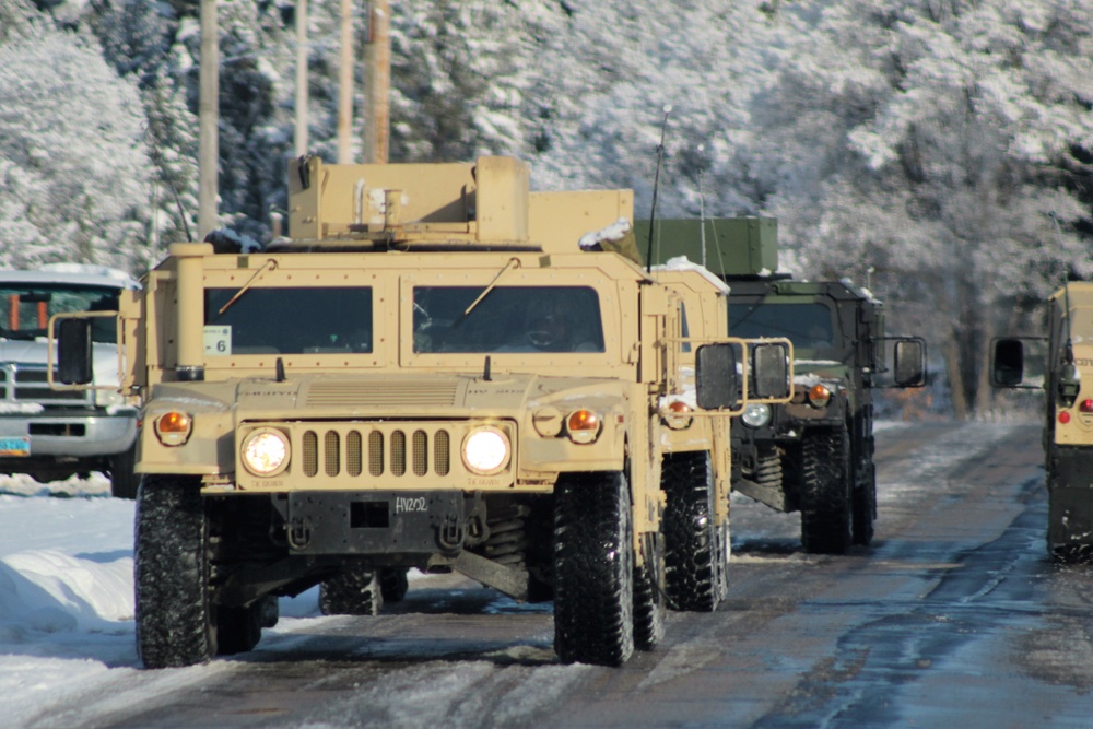 April Snow at Fort McCoy