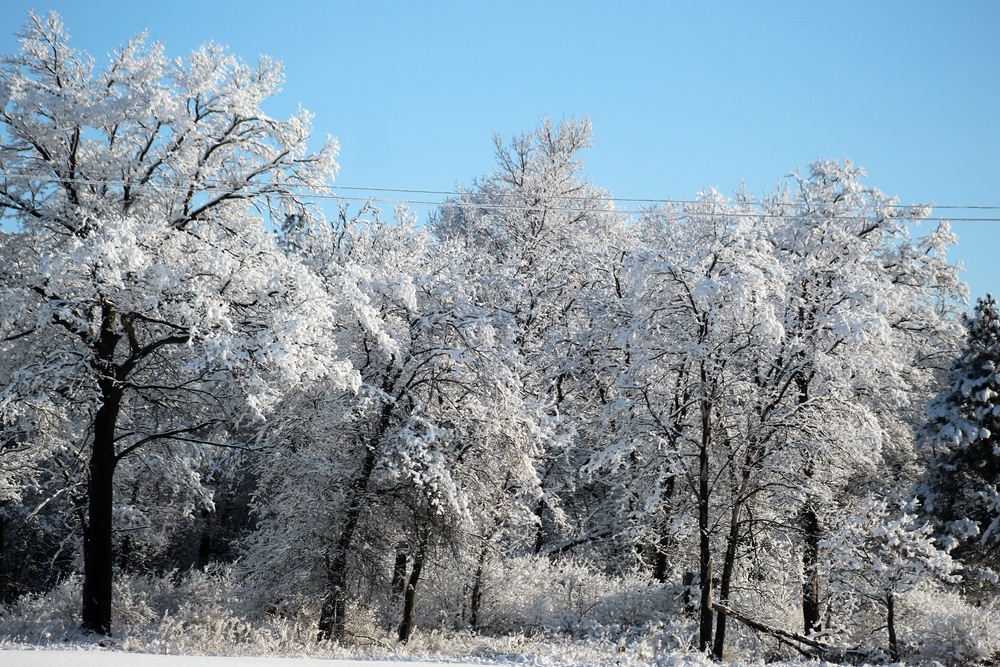 April Snow at Fort McCoy