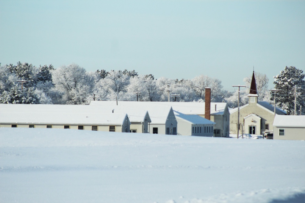 April Snow at Fort McCoy