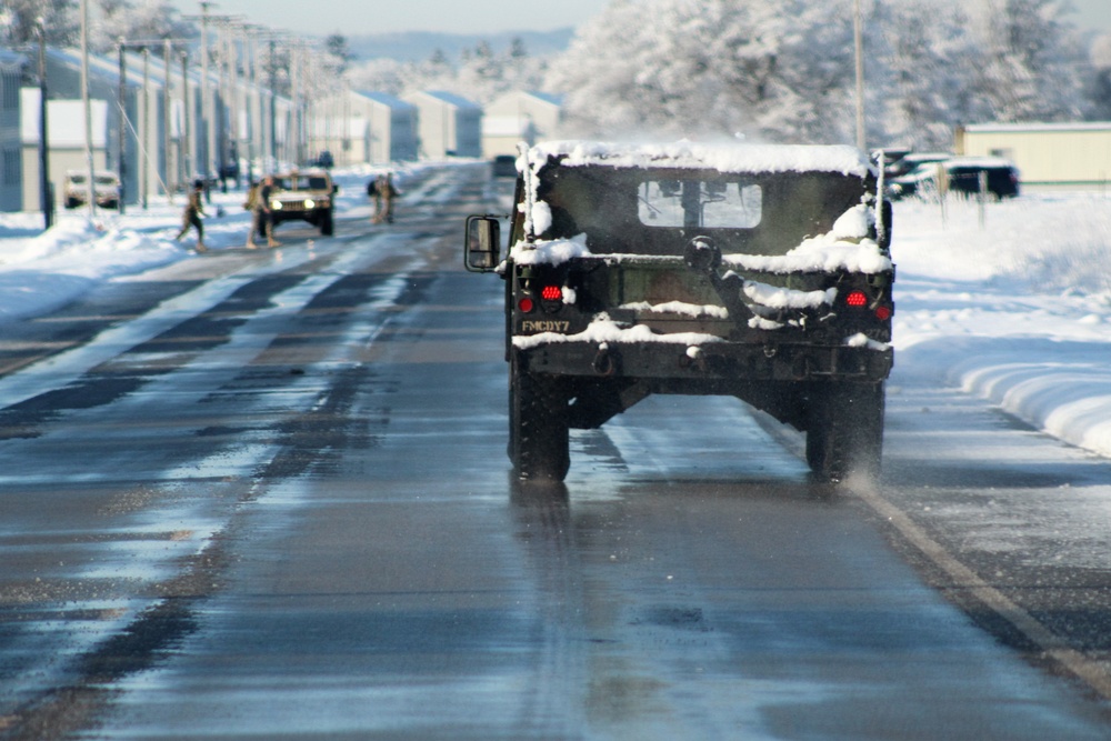 April Snow at Fort McCoy