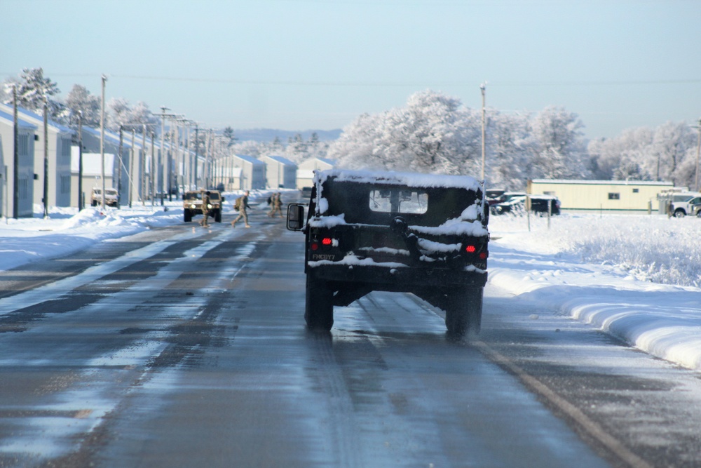 April Snow at Fort McCoy