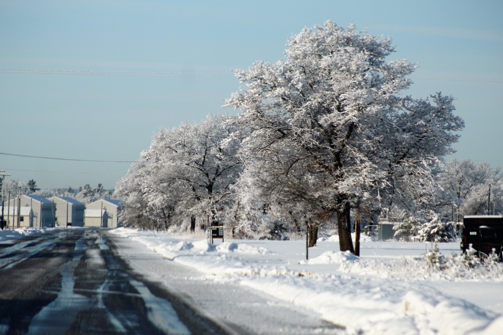 April Snow at Fort McCoy