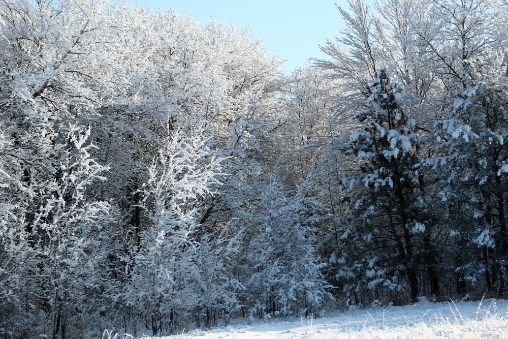 April Snow at Fort McCoy