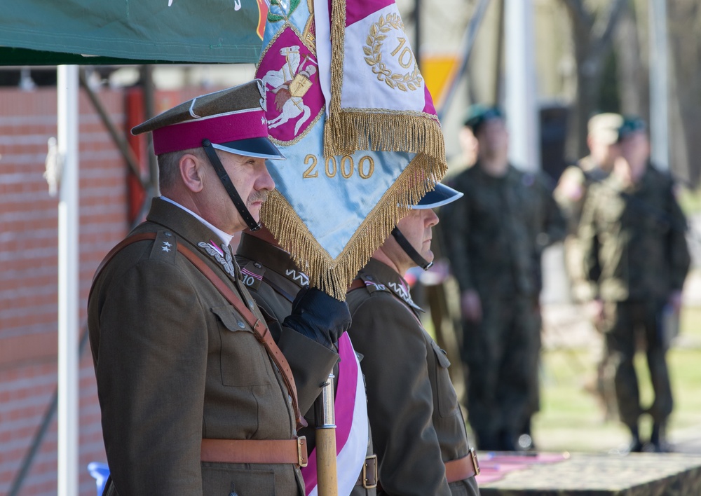 1st SQDN, 2nd Cav. Reg., steps up and joins Battle Group Poland