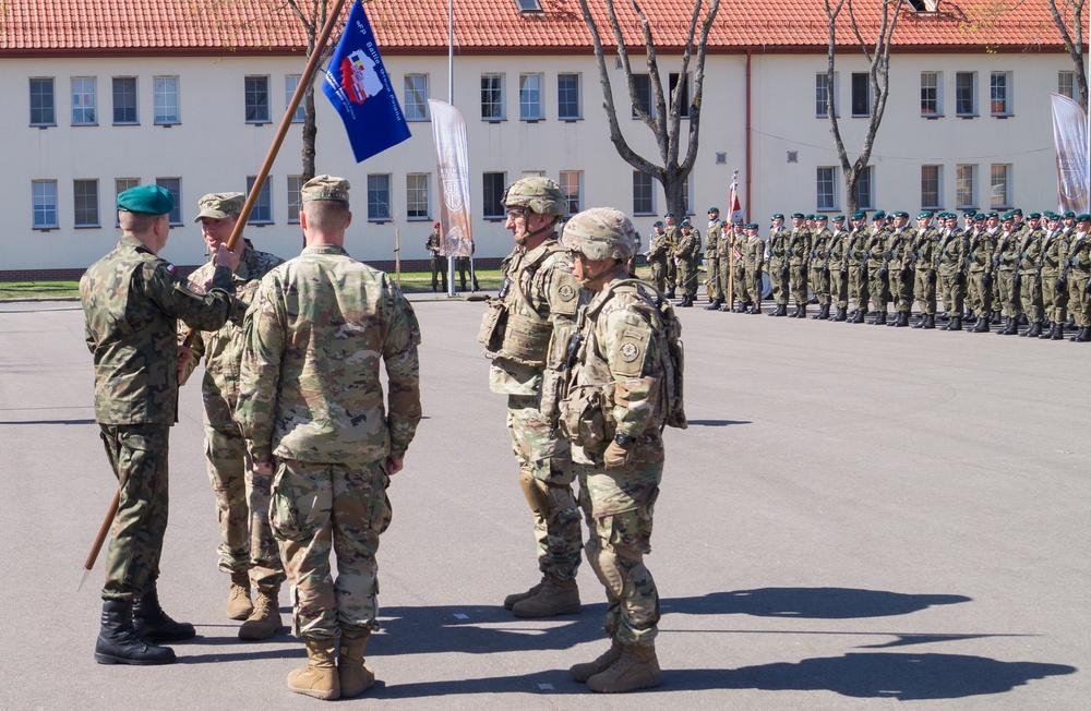 1st SQDN, 2nd Cav. Reg., steps up and joins Battle Group Poland