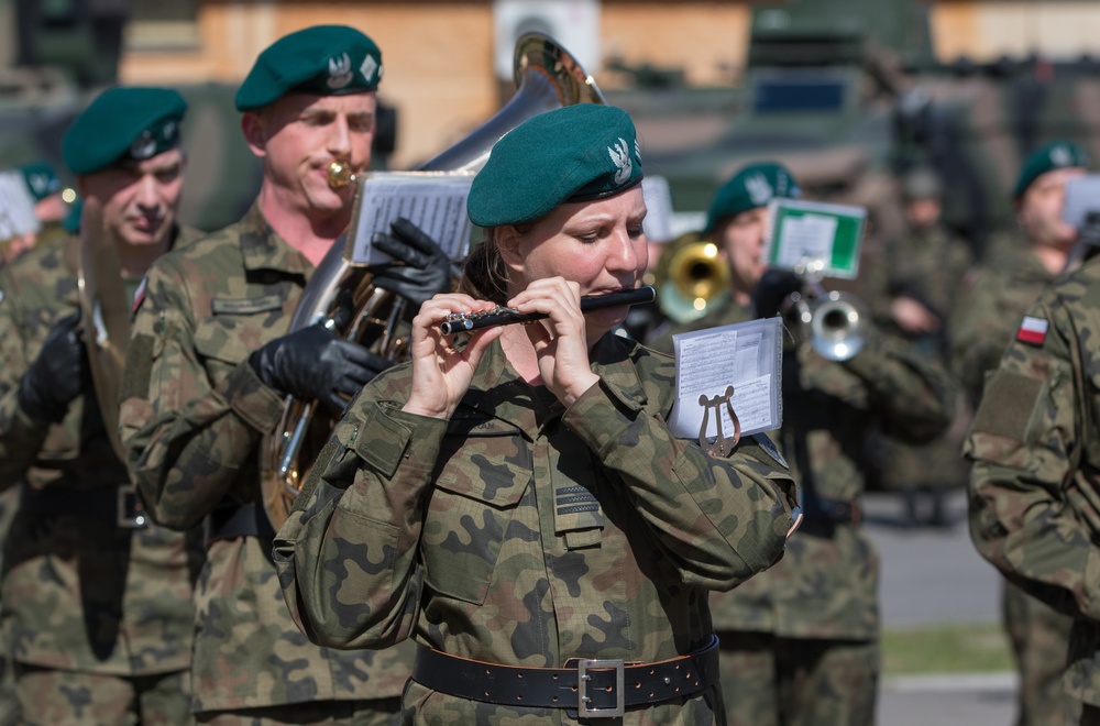 1st SQDN, 2nd Cav. Reg., steps up and joins Battle Group Poland