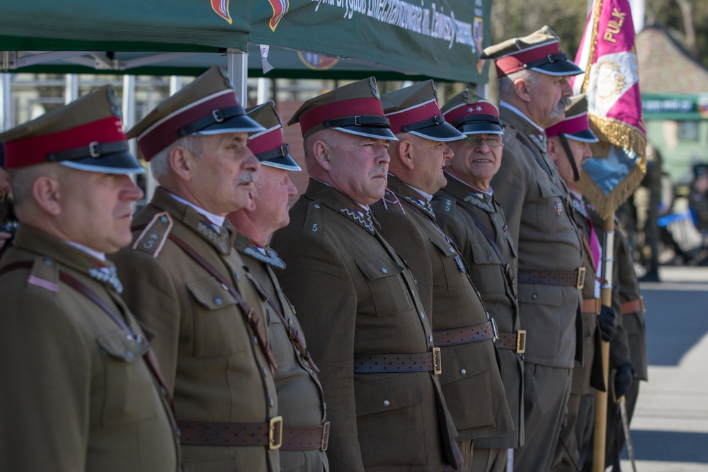 1st SQDN, 2nd Cav. Reg., steps up and joins Battle Group Poland