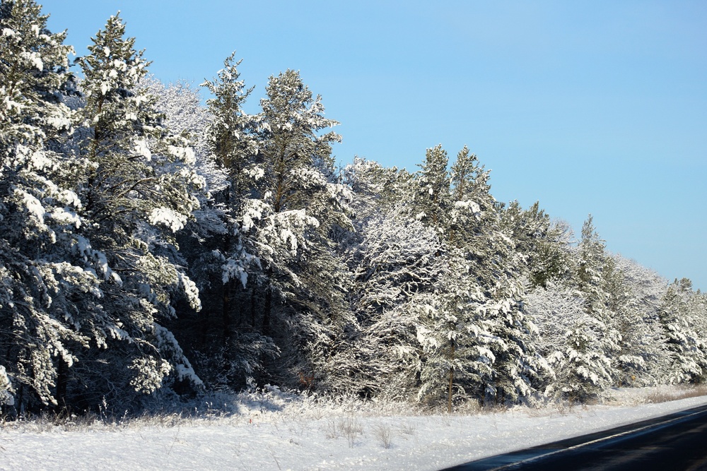 April Snow at Fort McCoy