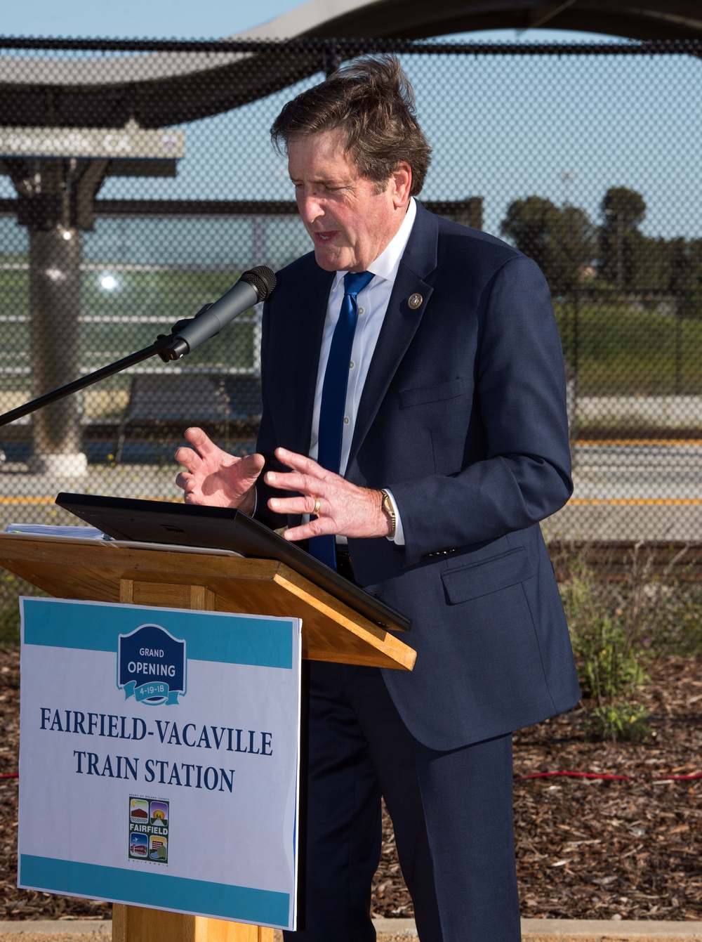 Fairfield-Vacaville Train Station Dedication