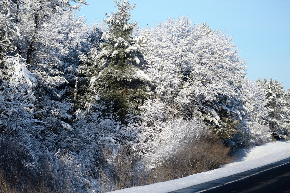 April Snow at Fort McCoy