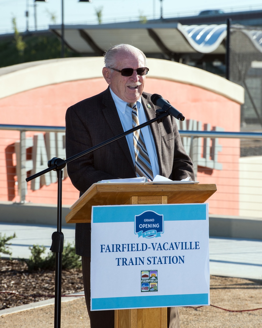 Fairfield-Vacaville Train Station Dedication