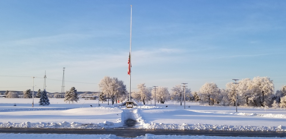 April Snow at Fort McCoy