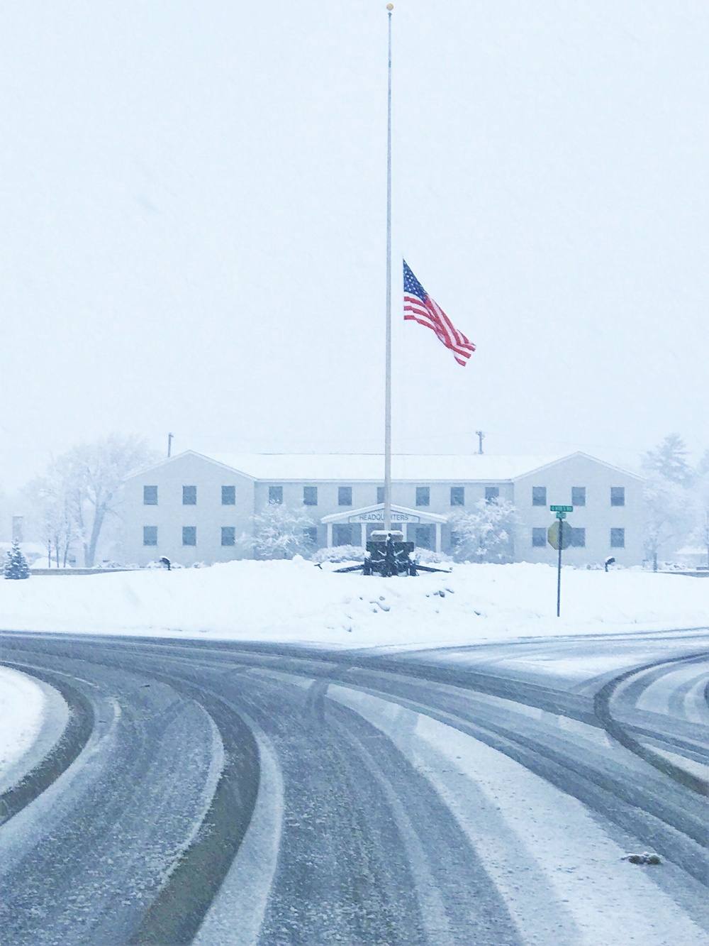 April Snow at Fort McCoy