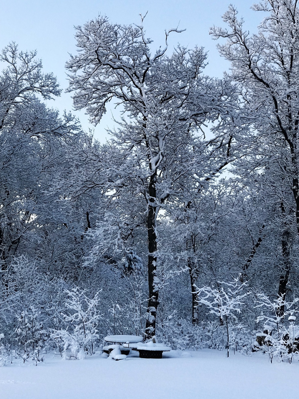 April Snow at Fort McCoy