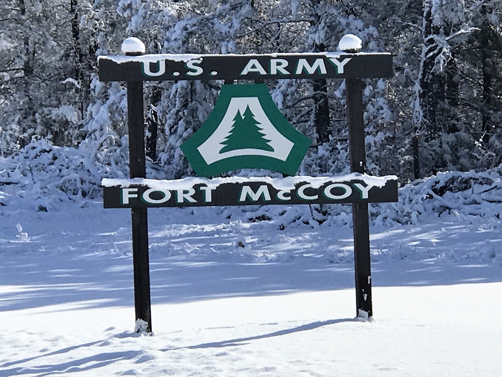 April Snow at Fort McCoy