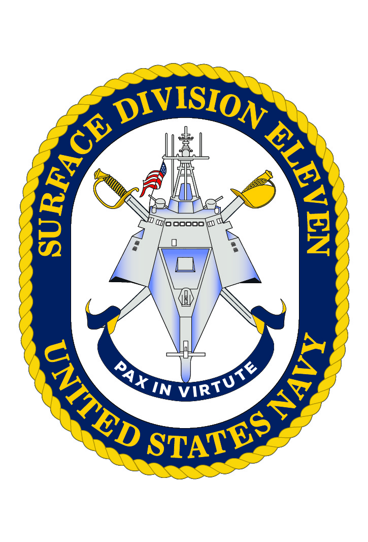 Commander, Surface Division ELEVEN Command Seal