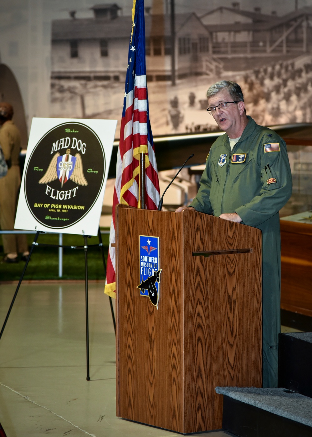 Wing Commander Speaks At Bay of Pigs Commemoration
