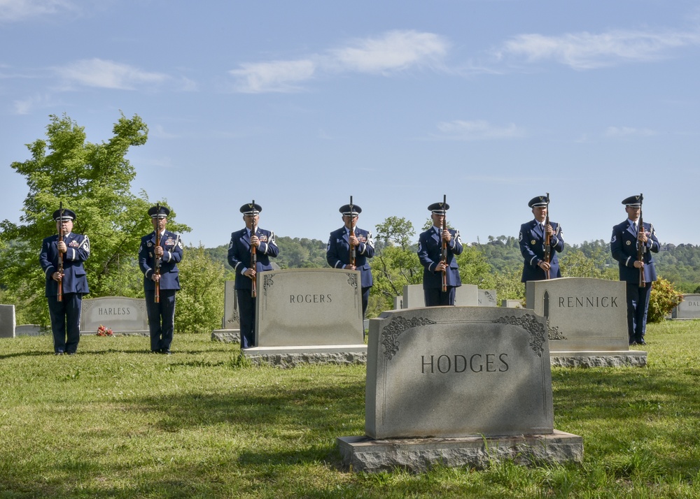 Fallen Airmen Honored During Grave Side Ceremony