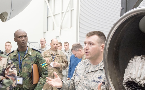 Airmen from 13 African countries participate in the African Partnership Flight engagement.