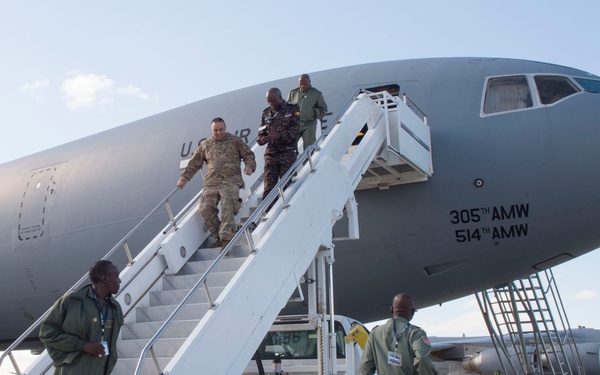 Airmen from 13 African countries participate in the African Partnership Flight engagement.