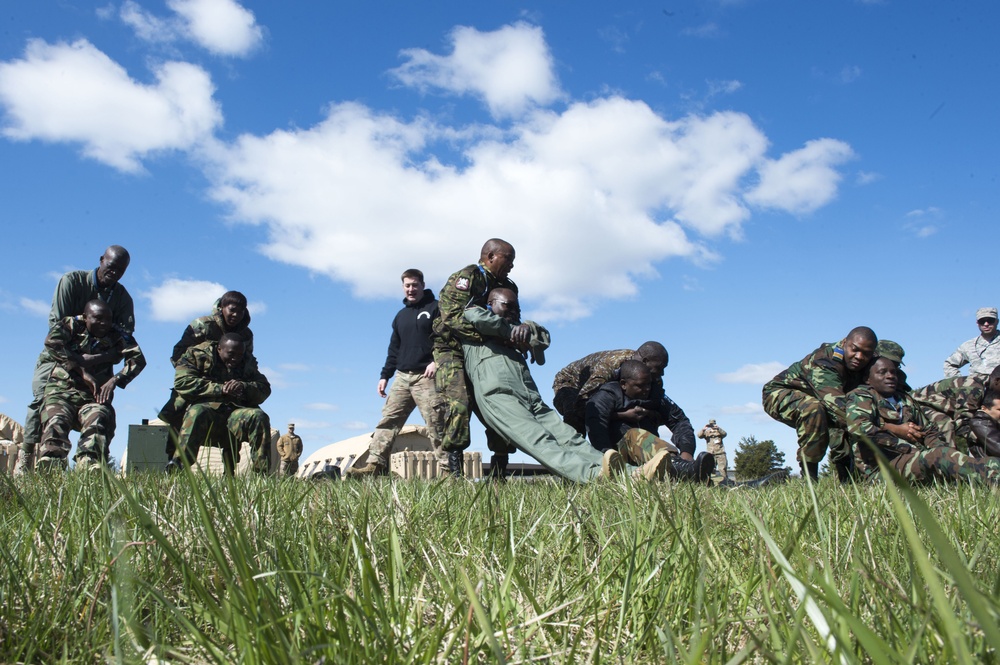 Airmen from 13 African countries participate in the African Partnership Flight engagement.