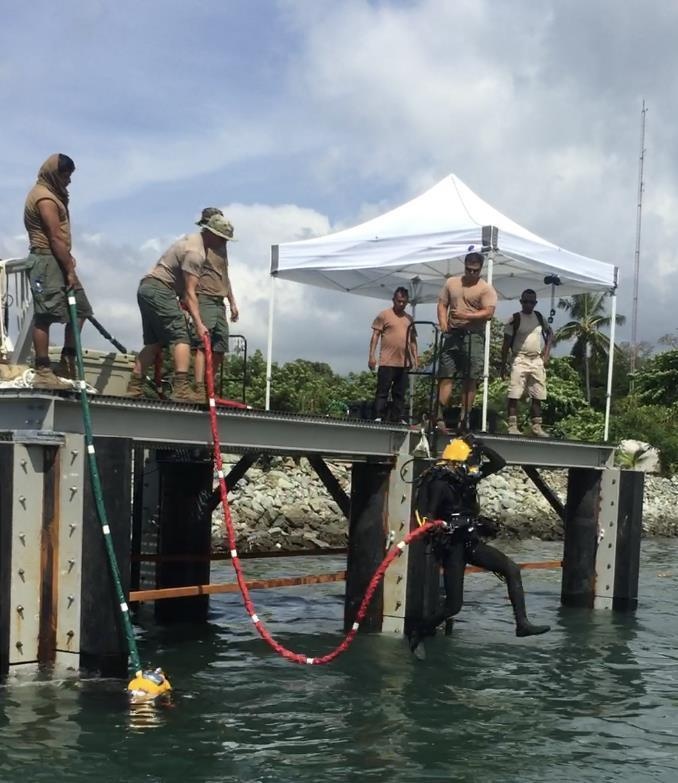 UCT 2 Constructs Pier for Timor-Leste Police
