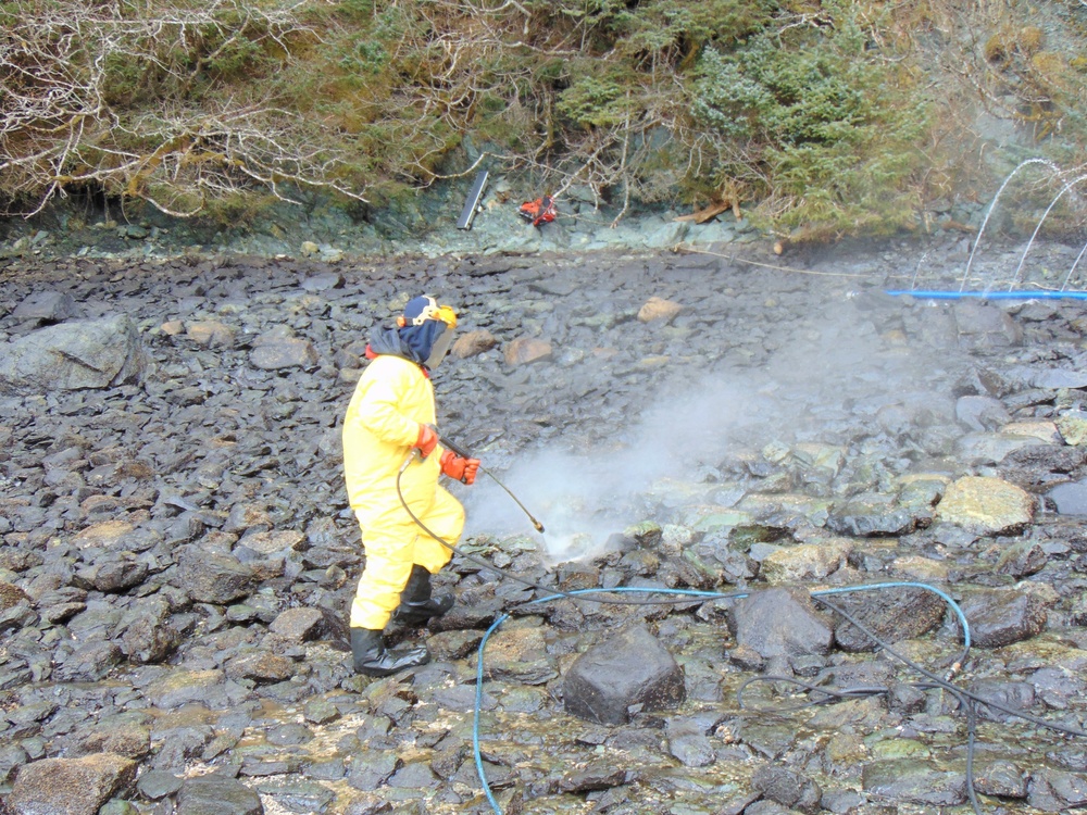 Response efforts conclude at Port William, Kodiak, Alaska