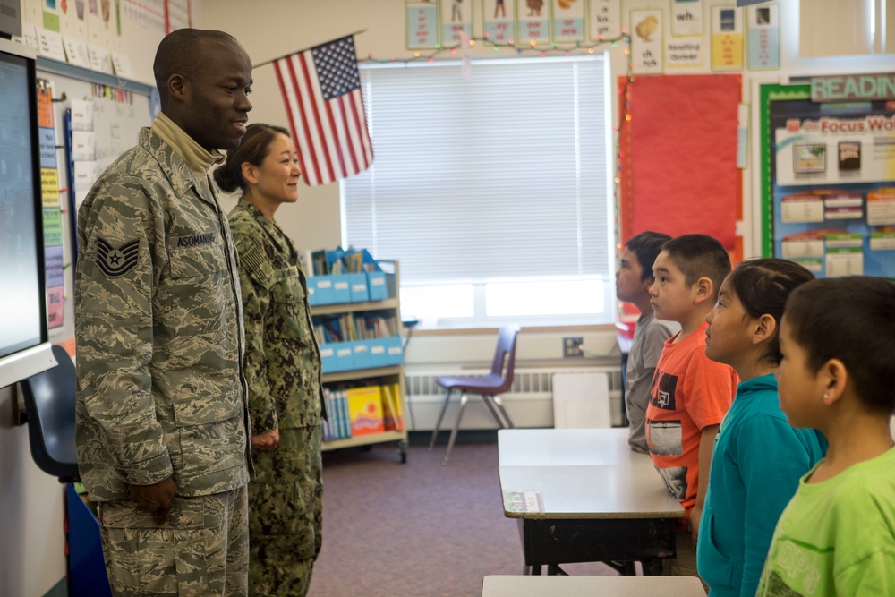 IRT Artcic Care service members interact with Nuhachiam Sissauni