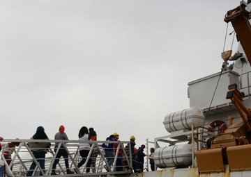 CGC Steadfast returns home from counter narcotics patrol