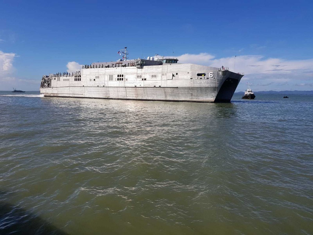 USNS Brunswick Arrives In Malaysia