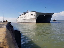 USNS Brunswick Arrives In Malaysia