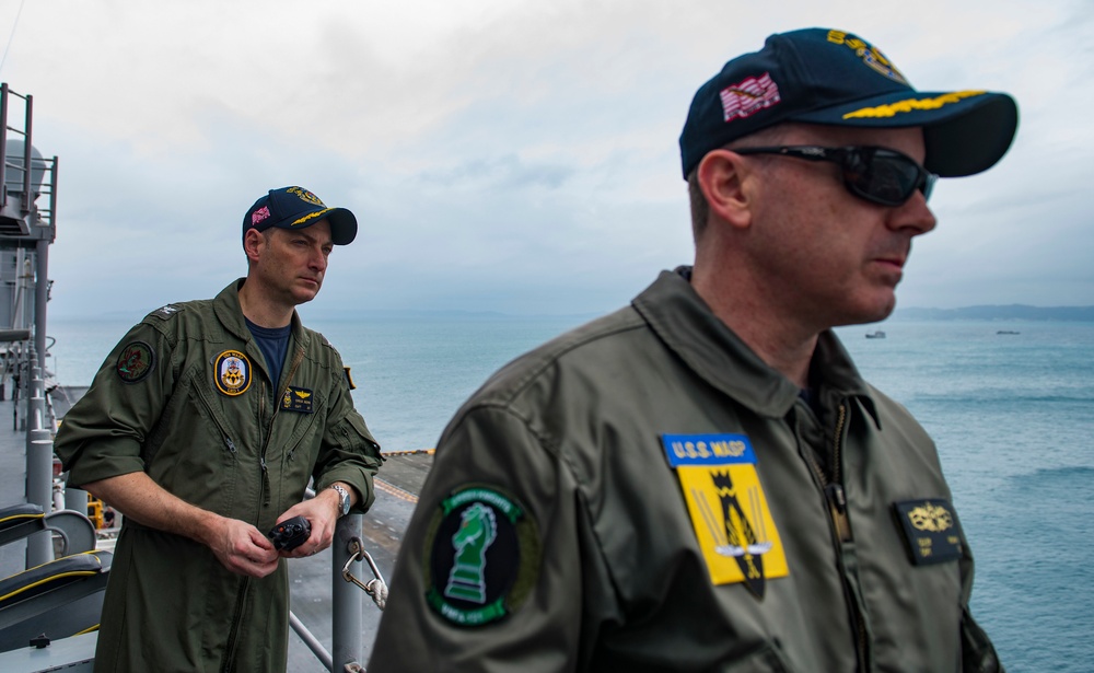 The Wasp Expeditionary Strike Group has been operating with the MEU for nearly two months as part of a routine patrol in the Info-Pacific.