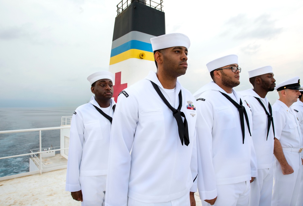 Pacific Partnership 2018 Sailors participate in the 75th Commemoration of the sinking of USS Grenadier (SS 210)