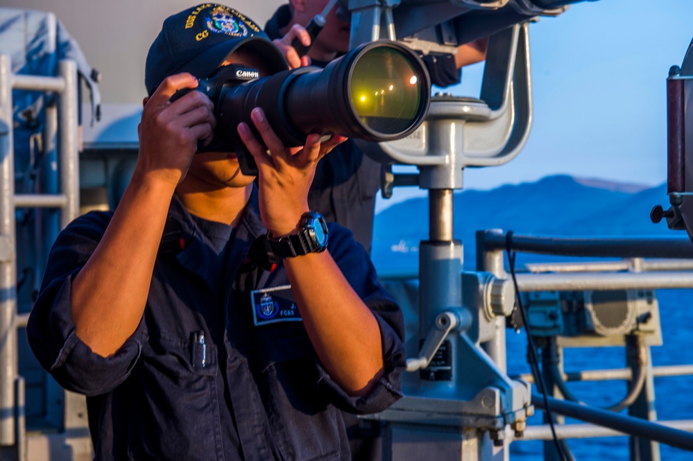 USS Lake Champlain Pacific Deployment 2018