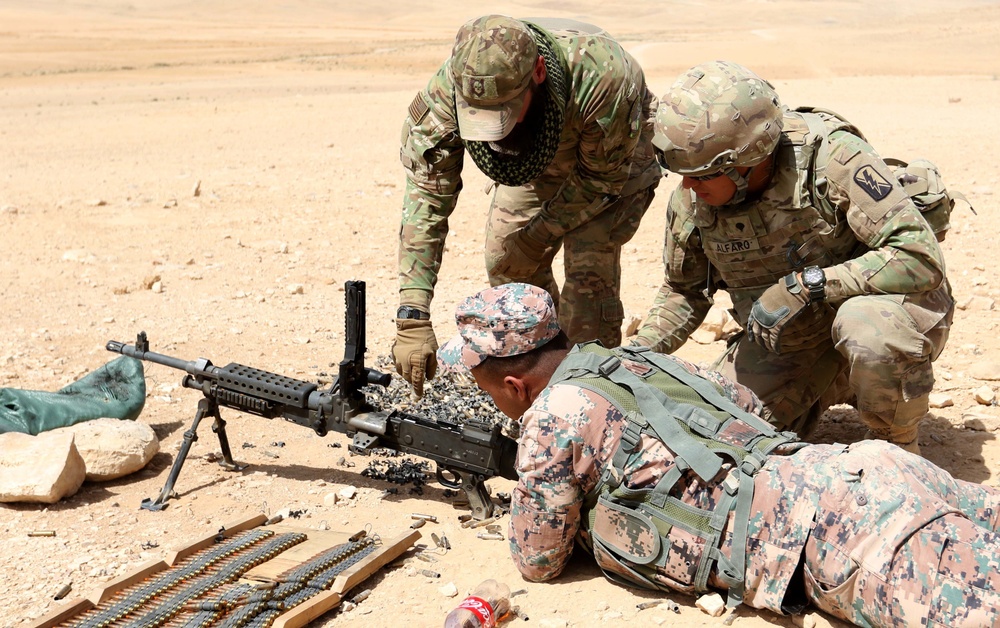 Jordan Operational Engagement Program continues with U.S. and Jordan forces